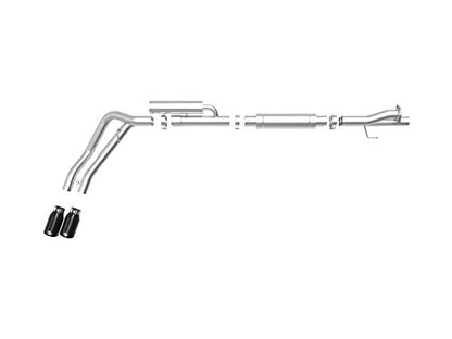 aFe Power 49-43117-B Rebel Series Cat-Back Exhaust System for Ford F-250/F-350