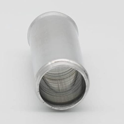 45mm(1.75") OD, Length 3" (76mm), Straight 1.75 Inch 6061 Aluminum Alloy Hose Joiner Tube Intercooler Pipe Connector High Class Glossy Polished Treatment Air Intake Tube with Bead Roll - size: OD 1.75" (45mm)
