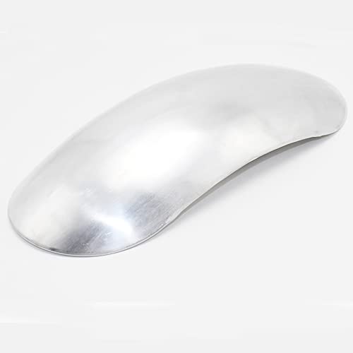 Universal Unpainted Silver Motorcycle Aluminum Short Front Mudguard Fender Mud Guard Custom For Harley Chopper Bobber Touring