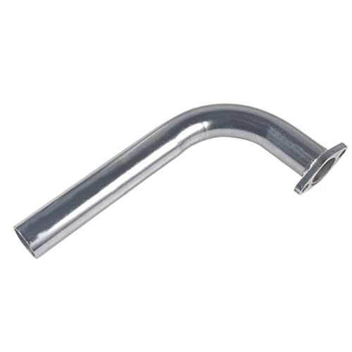 New 420cc Exhaust Header Pipe with Female Threaded - color: Silver
