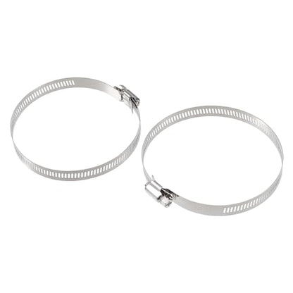 X AUTOHAUX OD 3.5" 89mm Length 3" 76mm Aluminum Alloy Tube Intercooler Pipe Straight Air Intake Tube with 2 Clamps Silver Tone for Car - size: OD 3.5"(89mm)