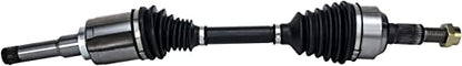 Detroit Axle - 2.4L Front CV Axle Shafts for 2010-2017 Chevrolet Equinox - size: 2X1700055-NEW/Pair