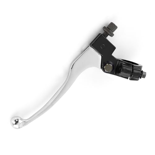 HIAORS 7/8" Mini Bike Brake Clutch Handle Lever Perch for Coleman CT200U BT200X Trail 200 CT100U CC100X Baja Massimo Motovox MiniBike CRF XR 80 SSR 125cc Coolster Motorcycle Pit Dirt Bike Parts - color: A-Silver