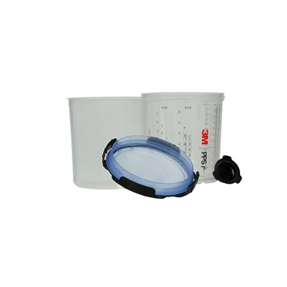 3M PPS 2.0 Spray Gun Cup Lids and Liners Kit, 26301, 22 oz, Standard - size: Standard, 125-Micron Filter