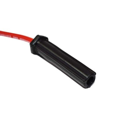 A-Team Performance 6-Cylinder Spark Plug Wire Set - Pack of 6, Red Two-Layer 8.0mm Silicone Wiring - Low-Resistance Ignition Wire Set - Compatible with GMC & Chevy 230/250/292/350 Engines