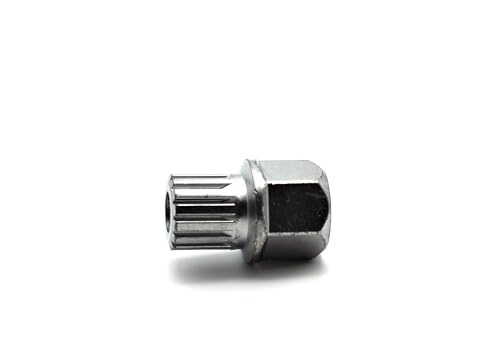 TEMO 59/14Pt Anti-Theft Wheel Lock Lug Nut Removal Socket Key for Vw Audi - size: 59/14PT