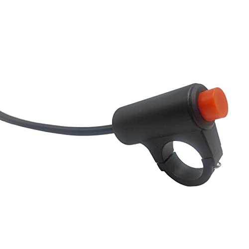 RAYANA 7/8" 22mm Motorcycle Handlebar Push Button Switch Horn, Stop/Start, Kill, Flameout Switch (Momentary Action)