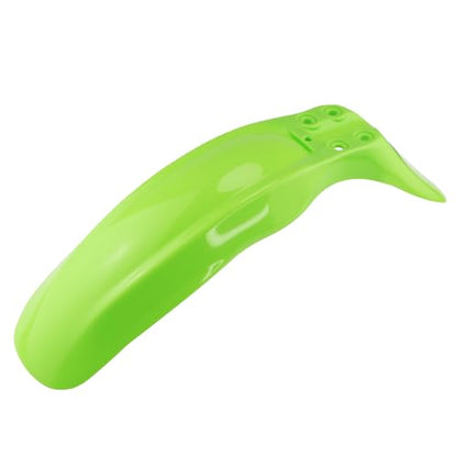 PRO BAT ABS Plastic Fender Fairing Body Work Kit Set - color: White&Green Plastic Fender Kit