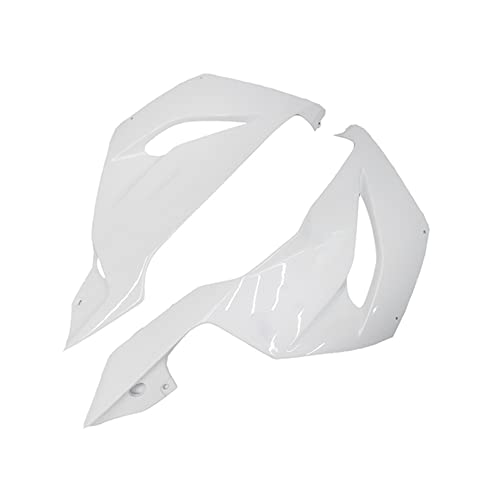 White Black Fairing for Kawasaki ZX6R 2013 14 15 16-2018 Injection Bodywork - color: White Black