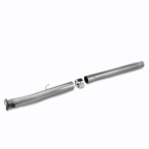 1 Set Stainless Steel Exhaust Pipes for 2008-2010 Ford F-250 F-350 F-450 Super Duty 6.4L V8 4" Powerstroke Diesel - size: for 2008-2010 F-250 F-350 F-450