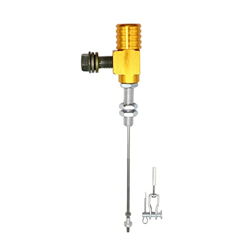 Riloer Refit Hydraulic Clutch Slave Cylinder Pull Rod Accessories, Aluminum Brake Pump Component, Universal for Most Motorcycle ATV, Gold - color: Gold