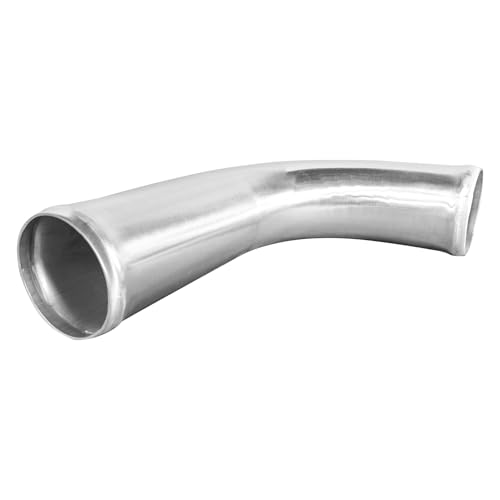 3" (76mm) OD L-shape Aluminum Alloy Tube Intercooler Pipe 18in (457mm) Length Air Intake Tube Aluminum Intercooler Pipe Aluminum Pipe Tube Brushed Finish Silver - size: L: 18"(457mm) L-shape