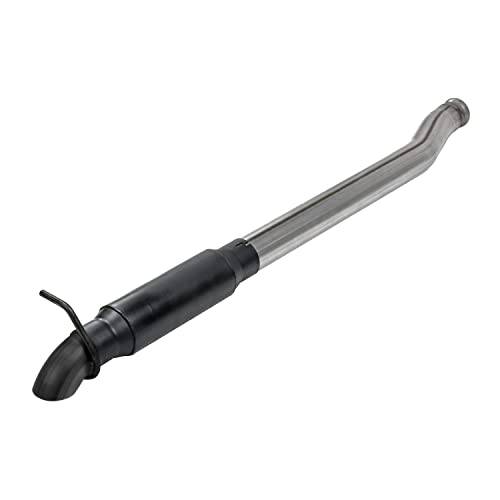 Flowmaster 818108 Outlaw Extreme High Clearance Cat-Back Exhaust Kit 3 Inch 409 Stainless Steel Black Single Dump Style Turndown Compatible with 2018-2024 Jeep Wrangler JL 3.6L V6