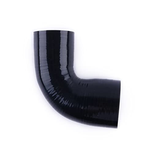 1.5"-2" ID 90 Degree Elbow Silicone Coupler Hose,4Ply, Reinforced Turbo/Intercooler/Intake Piping/Industrial (38-50mm) - size: 1.5" to 2"