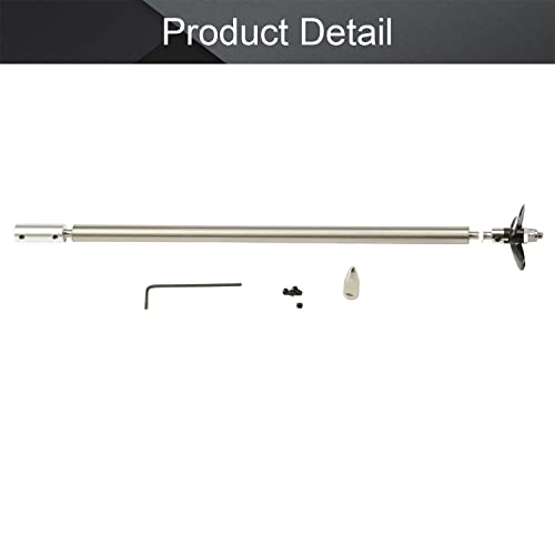 Fielect Drive Shaft w Propeller and Universal Joint for RC Boat, L250mm Shaft, L200mm Sleeve, D36mm Propeller, Fit for 3.17mm Motor Shaft - color: 3.17mm 25cm 20cm