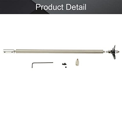 Fielect Drive Shaft w Propeller and Universal Joint for RC Boat, L250mm Shaft, L200mm Sleeve, D36mm Propeller, Fit for 3.17mm Motor Shaft - color: 3.17mm 25cm 20cm