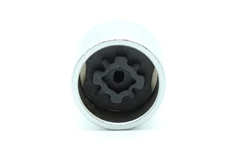 TEMO 535 Anti-Theft Wheel Lock Lug Nut Removal Socket Key for VW Audi VAG - size: Model 535 (1 Piece)
