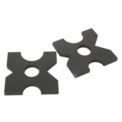 7.09 * 7.09 * 0.63 in H-shape Hydraulic Shop Press Plates, 20T Load-bearing