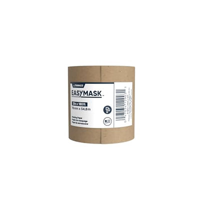 3-inch x 180-feet Brown General Purpose Masking Paper (12903/B3) - size: 3 inches x 180 feet