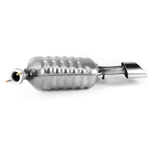 100% Stainless Steel Rear Exhaust Muffler for Hyundai Sonata 11-14 HS08 - size: For 2011-2014 Hyundai Sonata