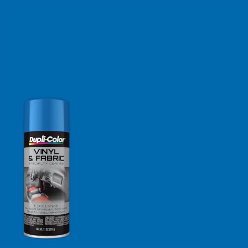 Dupli-Color Vinyl & Fabric Spray, Blue, 11 oz - color: Blue, size: 1 Count (Pack of 1)