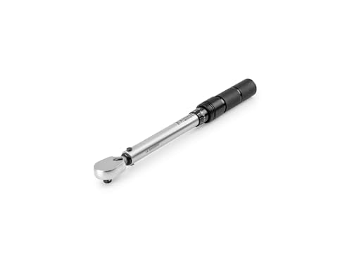 TEKTON 1/4 Inch Drive 90-Tooth Dual-Direction Micrometer Torque Wrench with Case (2-20 Nm) | TRQ50502 - size: 1/4 in.