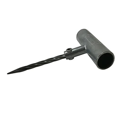 Die-Cast T-Handle Tire Plug Repair Set - Steel Replaceable Split Eye Needle & Probe - color: Die-Cast Tool Set