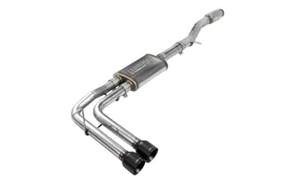 Flowmaster 717787 FlowFX Cat-Back Exhaust Kit Dual 2.5 Inch Stainless Steel 4 Inch Black Ceramic Tips Compatible with 2014-2019 Classic Body Chevy Silverado GMC Sierra 1500 Crew Double Cab 4.3L 5.3L
