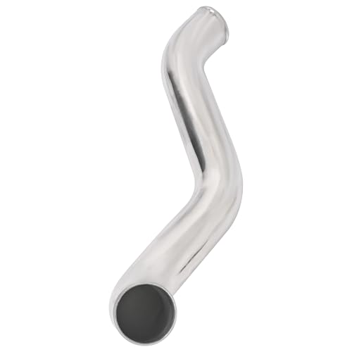 KUAFU Intercooler Pipe and Boot Kit Compatible with 2011-2016 Silverado - color: Silvery