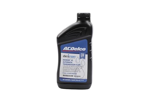 ACDelco GM Original Equipment 10-9243 (88865549) Dexron VI Full Synthetic Automatic Transmission Fluid - 1 qt - size: 1 Quart