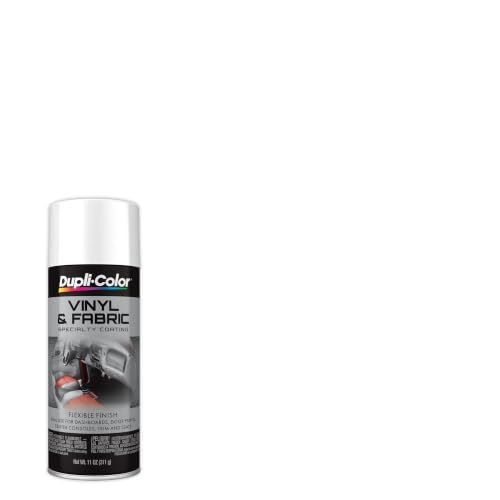 Dupli-Color Vinyl & Fabric Spray, Gloss, White, 11 oz - color: White, size: 1 Count (Pack of 1)
