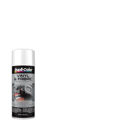 Dupli-Color Vinyl & Fabric Spray, Gloss, White, 11 oz - color: White, size: 1 Count (Pack of 1)