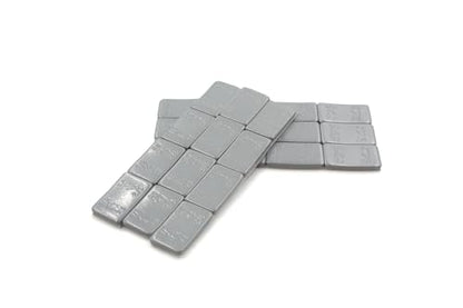 Wheel Accessories Parts 1/2 Oz. 0.50 Oz. Grey Low Profile Stick-On Adhesive EasyPeel Tape Wheel Balancing Weights 0.34 kgs 0.75 lb Box US Made Tape 24 Pcs per Box - size: 1/2 Oz Segment, style: 24 Pcs Silver