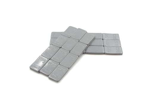 Wheel Accessories Parts 1/2 Oz. 0.50 Oz. Grey Low Profile Stick-On Adhesive EasyPeel Tape Wheel Balancing Weights 0.34 kgs 0.75 lb Box US Made Tape 24 Pcs per Box - size: 24 Pcs Silver, style: 1/2 Oz Segment
