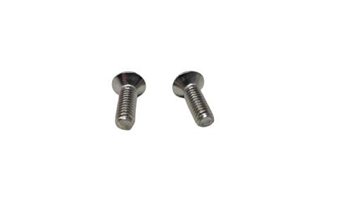 Motorcycle Master Cylinder Front Brake Reservoir Cover Cap Screws Replacement M4x0.7x12mm Pair