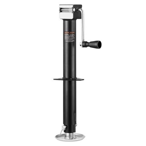 VEVOR 5000 lbs A-Frame Trailer Jack, 15" Vertical Travel, Adjustable Drop Leg, for Horse, Utility, Yacht Trailers - size: 5000 lbs (15 inch Stroke)