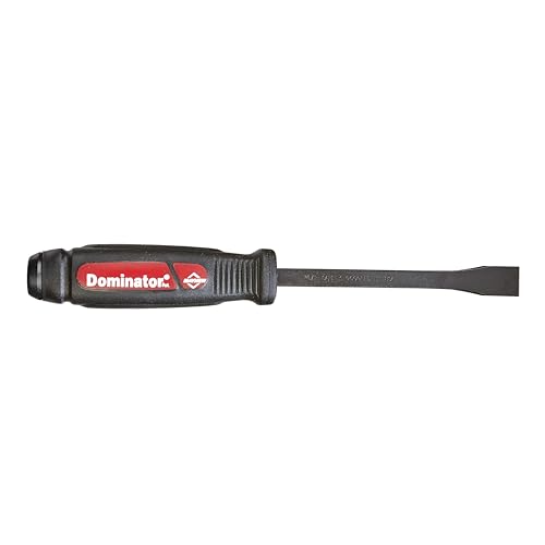 Mayhew 60137 5-C Dominator Pry Bar, Curved, 10-Inch OAL - color: Red, size: 10" Curved