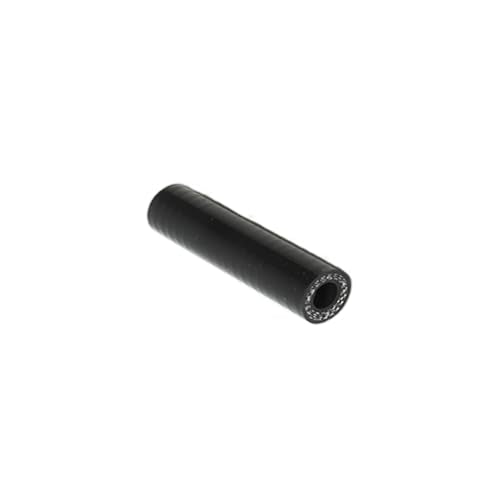 Automotive Silicone Tubing,7/16" (11mm) ID Straight Hose，3"(76mm) Leg Length，3-Ply High Performance Coupler Universal Silicone Hose (Black) - size: 7/16" (11mm)