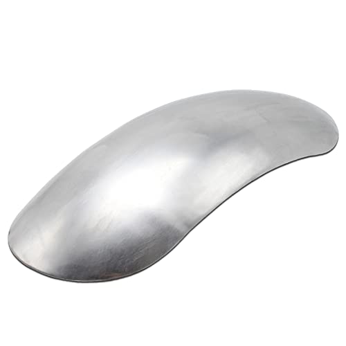 Universal Unpainted Silver Motorcycle Aluminum Short Front Mudguard Fender Mud Guard Custom For Harley Chopper Bobber Touring