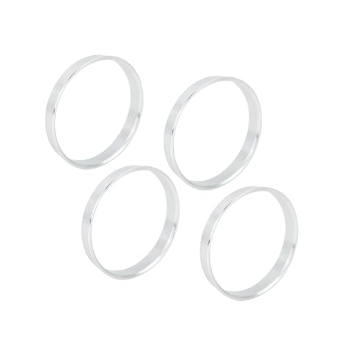 4pcs 66.6 to 64.1 mm Aluminium Alloy Car Hub Centric Rings Wheel Bore Spacer Automotive Parts
