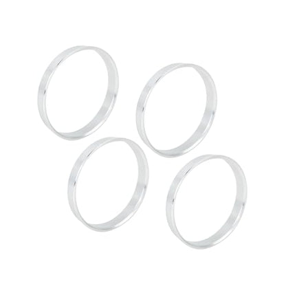 4pcs 66.6 to 64.1 mm Aluminium Alloy Car Hub Centric Rings Wheel Bore Spacer Automotive Parts