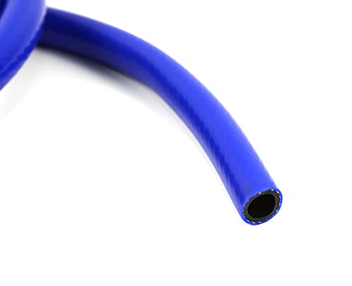10ft Universal High Temperature 1-Ply Reinforced 16mm 5/8" ID Vacuum Hose Silicone Heater Hose Tubing (16mm Blue) - color: Blue, size: 16mm