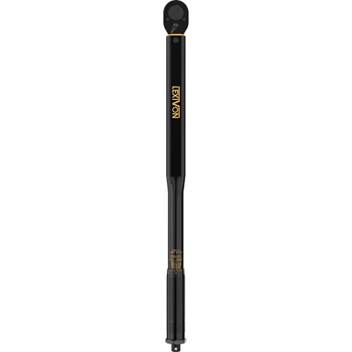 LEXIVON 3/4-Inch Drive Click Torque Wrench 30~300 Ft-Lb / 40.7~406.8 Nm (LX-185) - size: 3/4"DR. 30~300 FT-LB