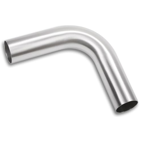 90 Degree Elbow 1.75 Inch 45mm OD Aluminum Intercooler Pipe Piping Air Intake Tube, 1.5D Radius, Brushed Finish - color: 90 Degree - 1PC, size: OD: 1.75" (45mm)
