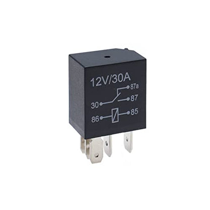 5 Pin 12V 30A Multi-Purpose Automotive Starter Relay - Heavy Duty Standard Relay for Car Motor (4 Packs)