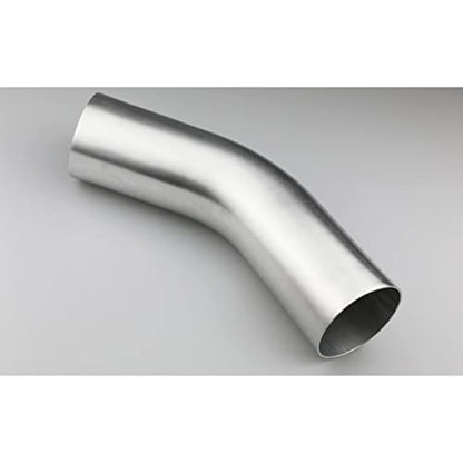 76mm (3") OD 45 Degree Elbow 3 Inch Aluminum Intercooler Pipe Air Intake Tube, 1.3D Radius, Brushed Finish - color: 45 Degree, size: OD 3" (76mm)