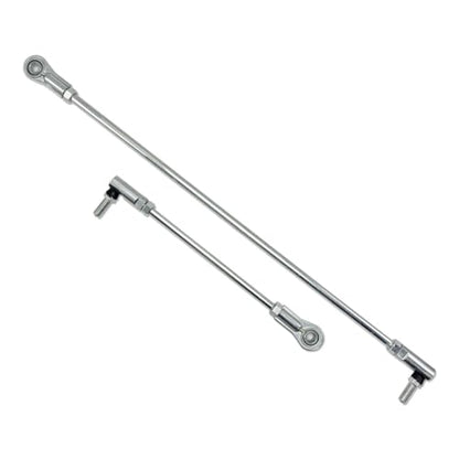 3/8-24 Short & Long Tie Rod Set w/Ends Replacement Fits Yerf Dog Go Kart Cart