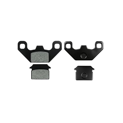 2 Pairs Brake Pads Compatible with 50cc 70cc 90cc 110cc 125cc 150cc 200cc 250cc ATV Go Kart Pit Dirt Bike Mini Quad Quad Bikes Dune Buggy 4 Wheeler Sandrail Taotao SunL JCL NST Coolster