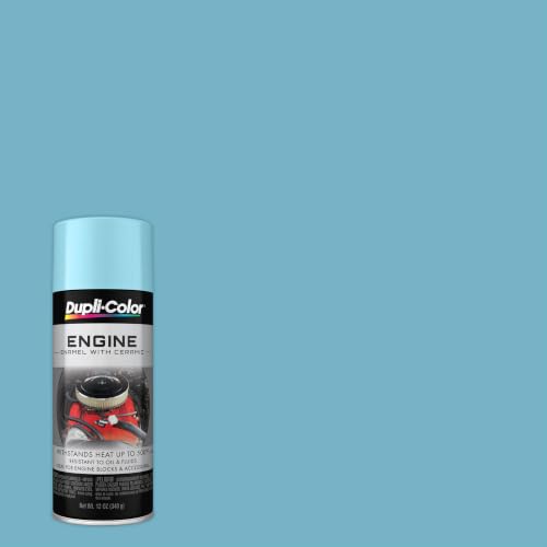 Dupli-Color Engine Paint with CERAMIC, Metallic, Pontiac Blue, 12 oz - color: Pontiac Blue, size: 12 Ounce (Pack of 1)