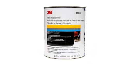 3M Milled Fiberglass Body Filler, 05816, 1 gal